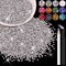 5000PCS 3mm Resin Flatback Rhinestones with Pickup Pen and Tweezers (Silver)